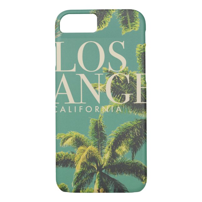Retro Los Angeles iPhone Case (Rückseite)