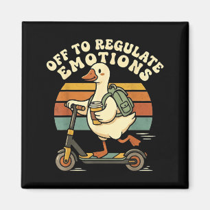 Retro los zum Regulieren der Emotionen Gans psychi Magnet