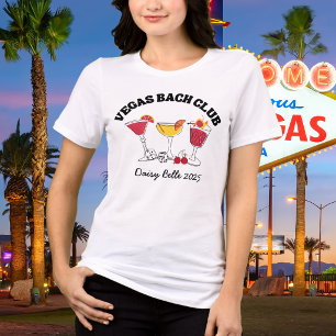 Retro Lucky In Love Vegas Junggesellinnenabschied Tri-Blend Shirt