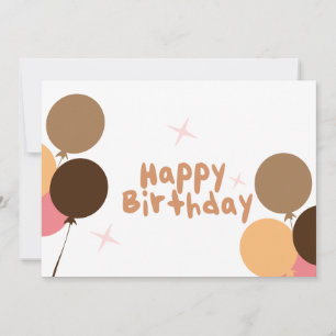 Retro-Luftballons-Happy-Birthday-Karte