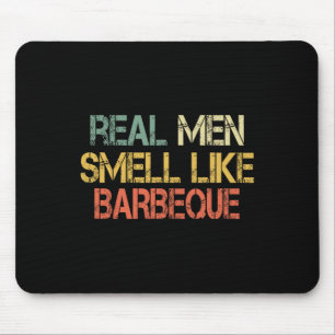 Retro Lustig Bbq Grillen Echte Männer Riechen Wie Mousepad
