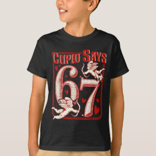 Retro Lustig Cud Sagt 6 7 Sechs Sieben Paare Valen T-Shirt