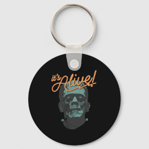 Retro Lustig Es Lebt Frankenstein-Monster Gruselig Schlüsselanhänger