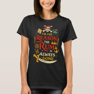 Retro lustig ich bin der Grund dafür, dass der Pir T-Shirt