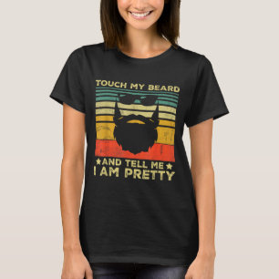 Retro lustige Bart-Zitat-Geschenk für bärtige Männ T-Shirt