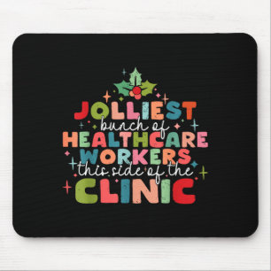 Retro lustige Krankenschwester fröhlichste Gruppe  Mousepad