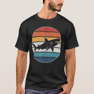 Retro Lustiger Hai Scuba-Tauchen Taucher Für T-Shirt