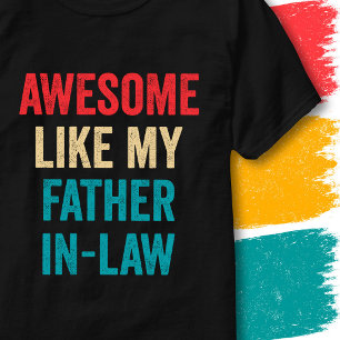 Retro-lustiger Spruch großartig wie mein Schwieger T-Shirt