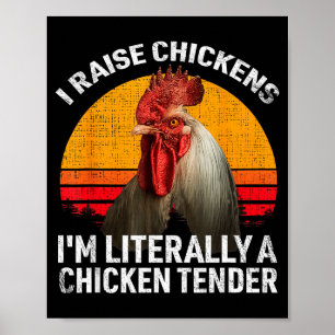 Retro Lustiges Hühnerliebhaber-Geschenk – Ich halt Poster