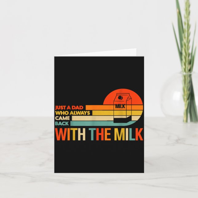 Retro-lustiges Papa-Zitat-Design-Geschenk für den  Karte (Vorderseite)
