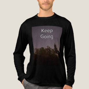Retro Mach weiter Tri-Blend Shirt