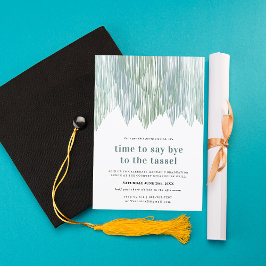 Retro Macrame Fringe | Einladung des Abschlusses