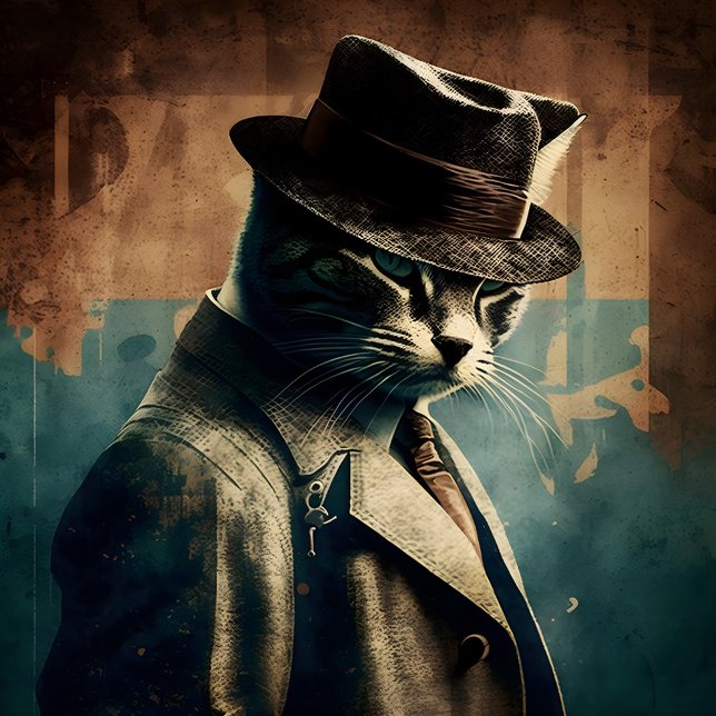 Retro-Mafia-Cool-Cat-Puzzle (Von Creator hochgeladen)