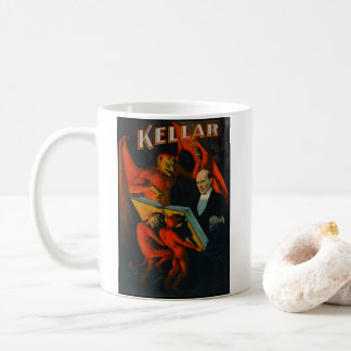 Retro magisches Plakat 1894 Kaffeetasse