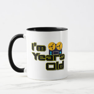 Retro Magnetophon Spulentonbandgerät Tasse
