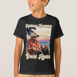Retro Make Sommer wieder großartig Donald Trump So T-Shirt