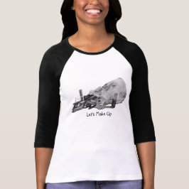 Retro-Make-up-Tasche mit lustigem Slogan schwarz-w Sweatshirt