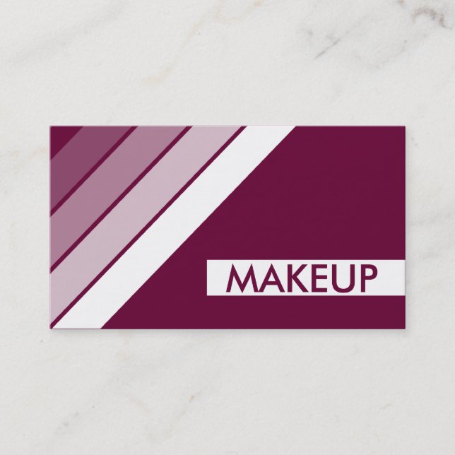 Retro MAKEUP Visitenkarte (Vorderseite)