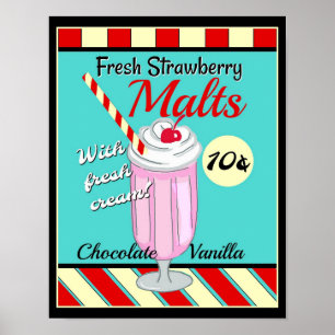 Retro-Maltzucker Poster