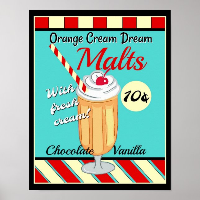 Retro-Malz Poster (Vorne)
