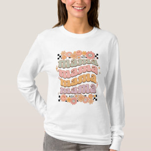 Retro Mama Motherhood Stolz Mutti Retro-Design T-Shirt