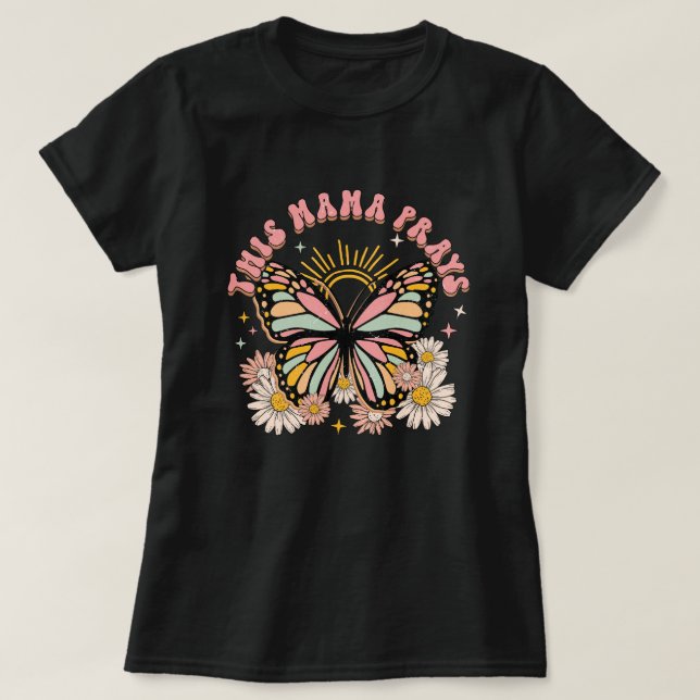 Retro Mama Quote T-Shirt (Design vorne)