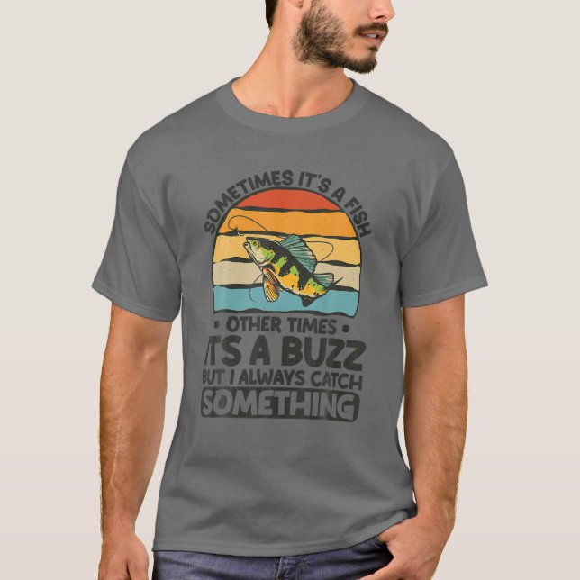 Retro manchmal seine Fische, manchmal ist es ein b T-Shirt (Vorderseite)