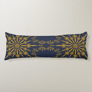 Retro Mandala Mitternacht Kissen