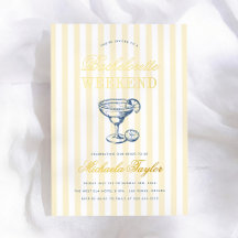 Retro-Margarita-Preppy-Gold-Junggesellinnen-Abschi