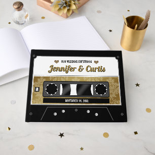 Rétro Mariage de bande de cassette livre d'or