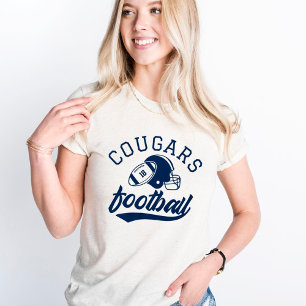 Retro-Marine-Fußballmannschaft-Oatmeal Tri-Blend Shirt