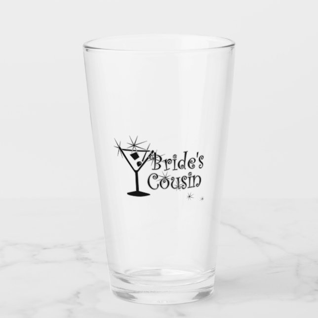 Retro Martini - Cousin von Bride Glas (Vorderseite)