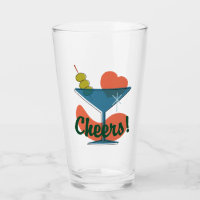 Retro Martini Madness Cheers and Biere