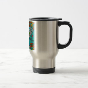 Retro Martini-Reise-Tasse Reisebecher