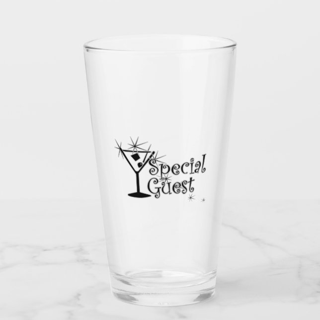 Retro Martini - Special Guest Glas (Vorderseite)