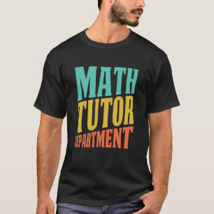 Retro Math Teacher Department Education Vintage M T-Shirt