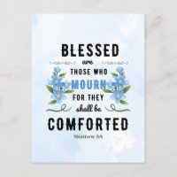 Retro Matthew 5:4 Bibelverse