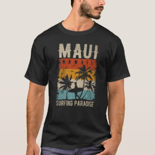 Retro Maui Surfkleidung Maui Zubehör Hawaii T-Shirt