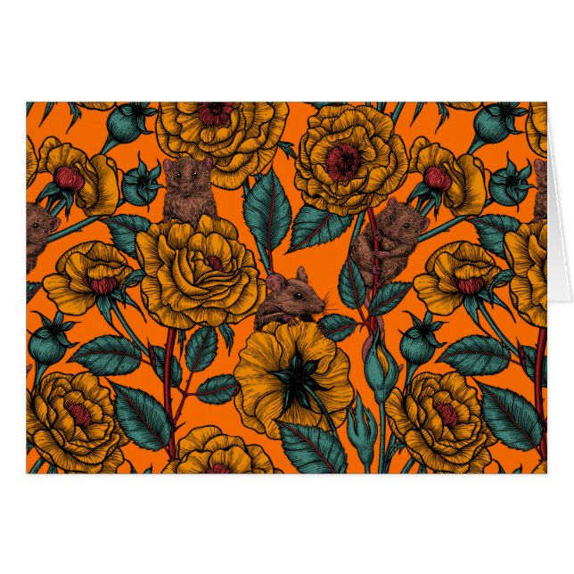 Retro-Mäuse-Party (Vorderseite (Horizontal))