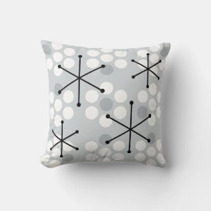 Retro MCM Dots Silver Kissen
