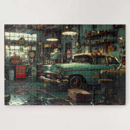 Retro Mechanics Garage der 50er Jahre