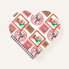 Retro Medical Christmas Stamp Set Art Notizbuch
