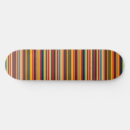 Retro-Mehrfarben-Streifen modernes Skateboard-Deck Skateboard