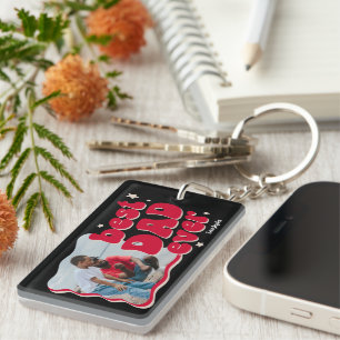 Retro Meilleur papa Jamais Photo Keepsaké