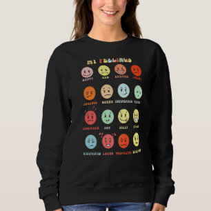 Retro meine Gefühle Emotion gegenüber psychischer Sweatshirt