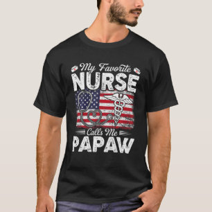 Retro meine Lieblings-Krankenschwester nennt mich T-Shirt