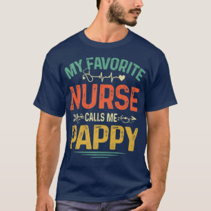 Retro Meine Lieblingskrankenschwester nennt mich P T-Shirt