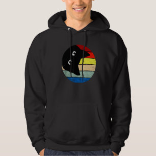 Retro meine lustige schwarze Katze Funny Style Mei Hoodie