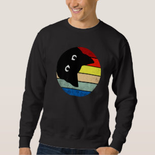Retro meine lustige schwarze Katze Funny Style Mei Sweatshirt