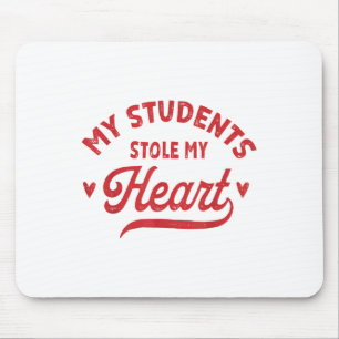 Retro Meine Schüler haben mir das Herz Niedlich Te Mousepad